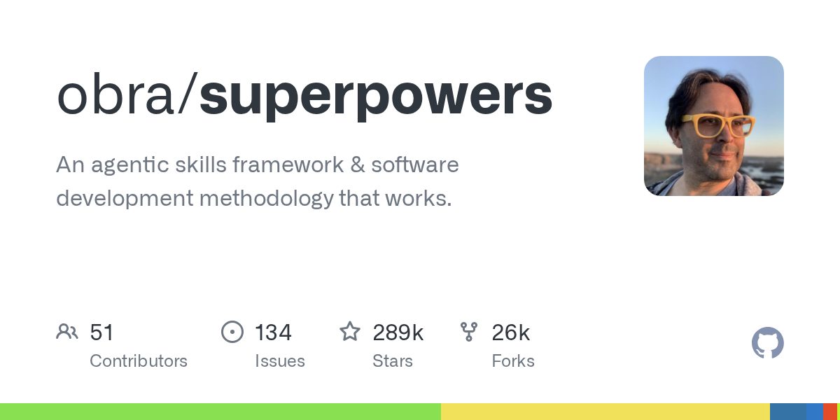 obra/superpowers — агентный фреймворк навыков и методология разработки