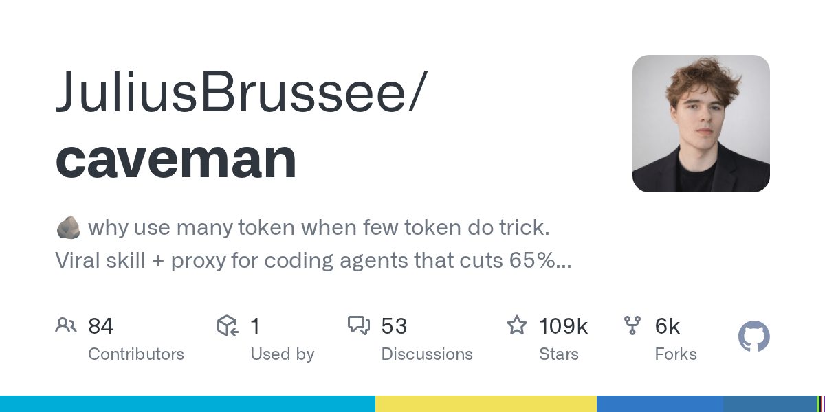 🪨 Caveman: прокси для экономии токенов при работе AI