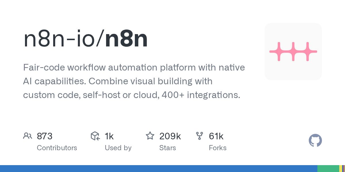 ⚡ Платформа n8n с поддержкой AI
